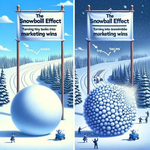 The Snowball Effect: Turning Tiny Tasks into Tremendous Marketing Wins